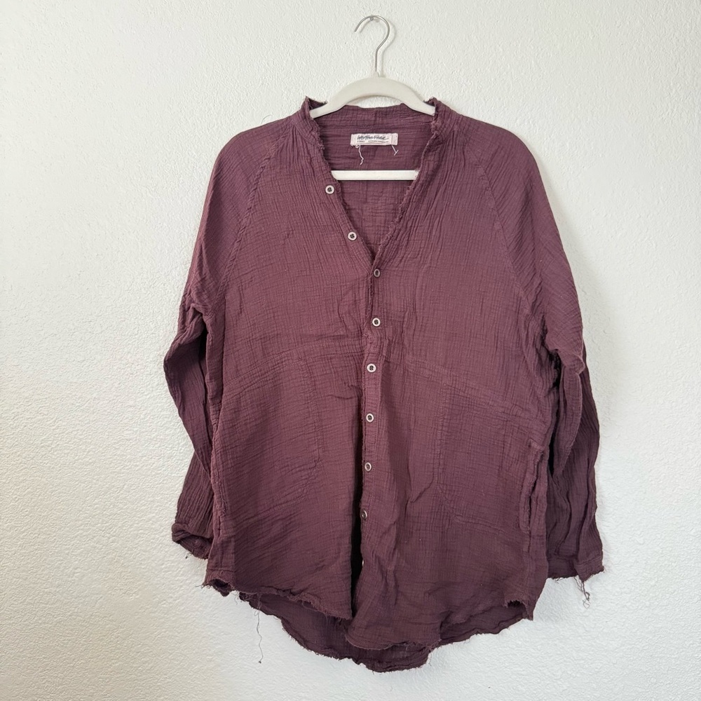 Free People We The Free Summer Daydream Button Down Top - Picture 3 of 9